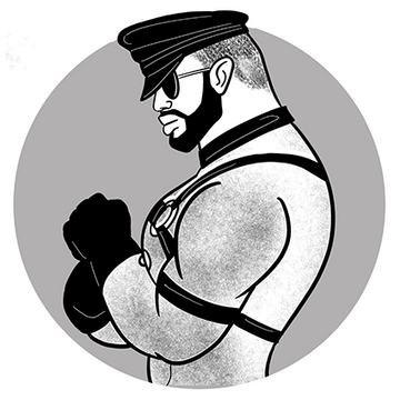 Leather Man #3 / Premium Fleece Joggers